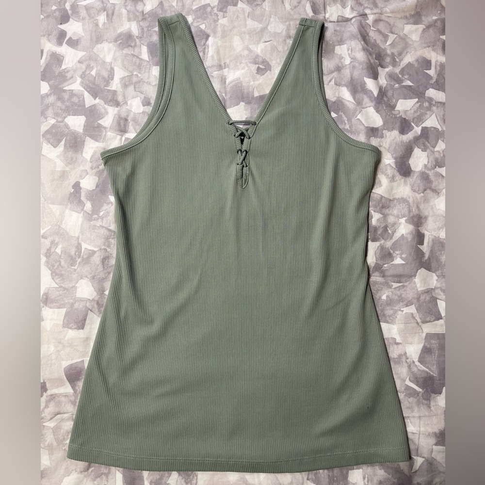 Olive Green Tank Top